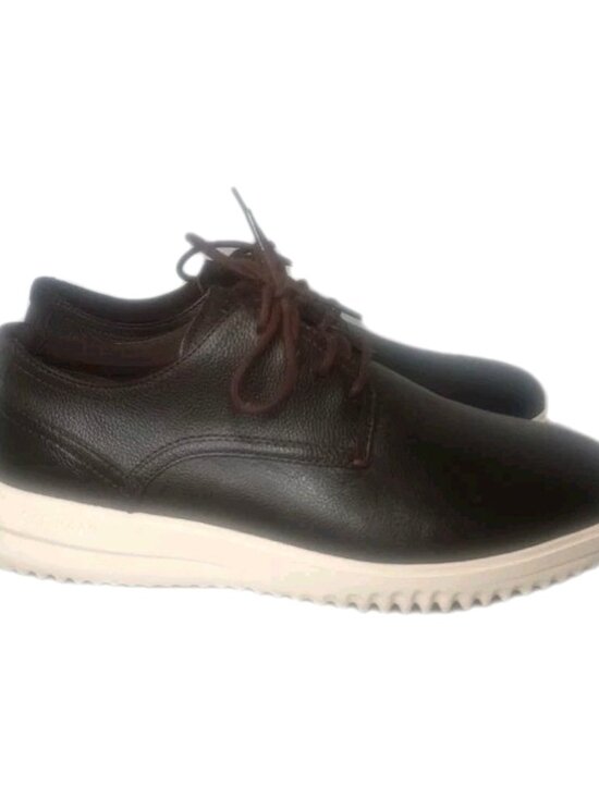 Cole Haan Shoes Men\'s 9.5 Grand Plain Toe Oxford Brandclub Leather Excellent